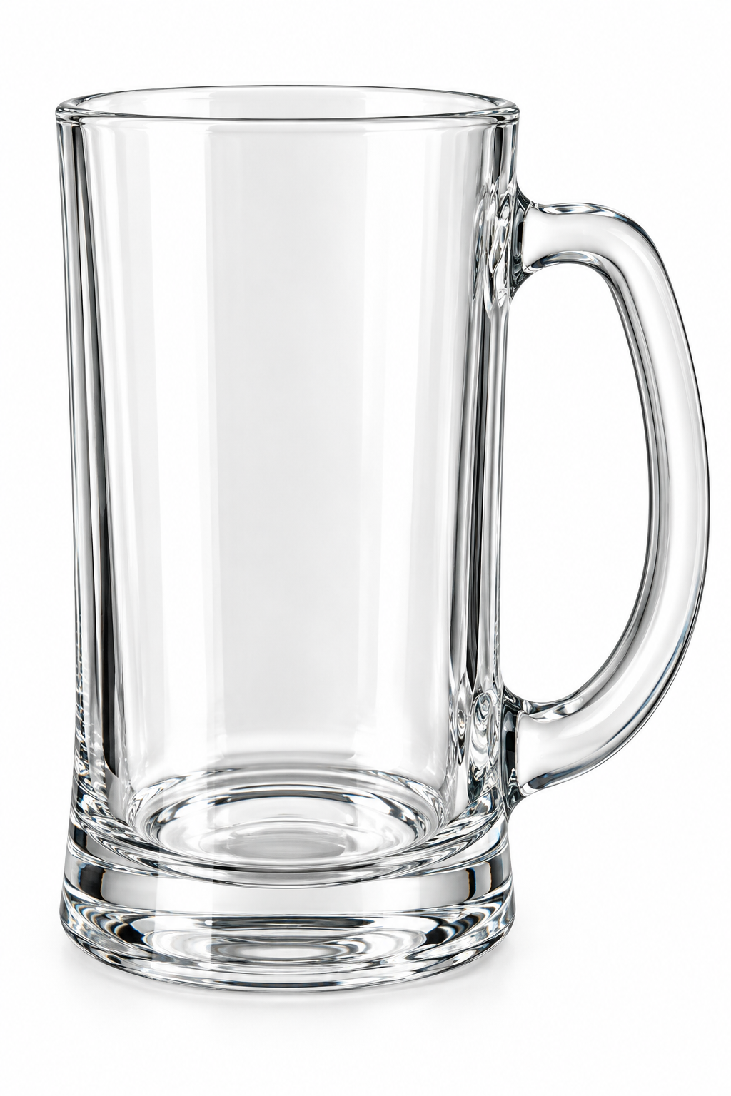 Elegant Crystal Glass Mug – Timeless Luxury Drinkware with Sculpted Handle