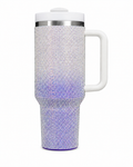 Luxury Crystal 40oz Purple Tumbler